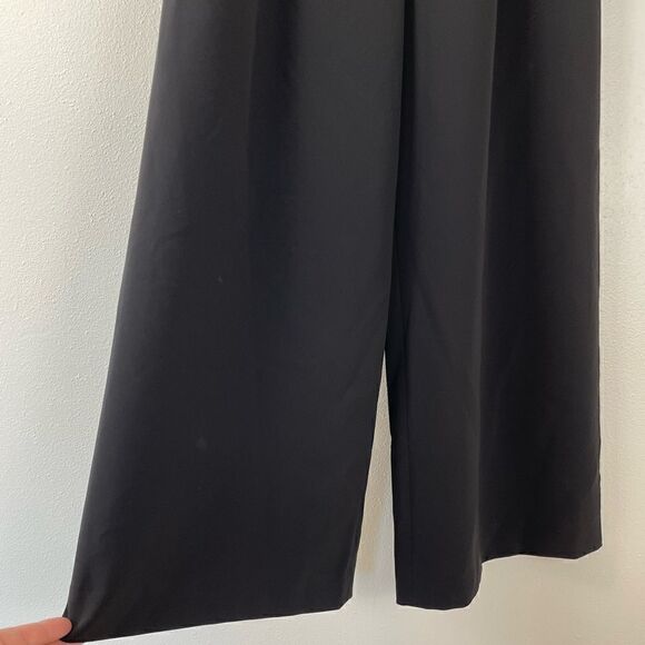 NWT Lafayette 148 Black Sleeveless Cropped Romper Size 2 - Picture 3 of 7